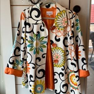 Bright colored lined jacket